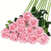 12Pcs Realistic Artificial Rose Bouquet for Weddings, Birthdays, and More for Floral Arrangements and Home Decor