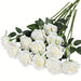 12Pcs Realistic Artificial Rose Bouquet for Weddings, Birthdays, and More for Floral Arrangements and Home Decor
