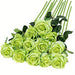 12Pcs Realistic Artificial Rose Bouquet for Weddings, Birthdays, and More for Floral Arrangements and Home Decor