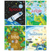 Peep inside gift set featuring interactive board books for kids, with colorful illustrations and lift-the-flap pages.