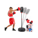 Adjustable boxing set for kids with punching bag, gloves, and sturdy base
