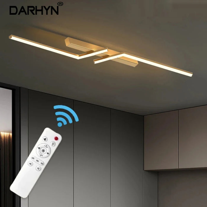 LED Line Ceiling Lamp – Sleek Modern Strip Design for Indoor Spaces - Samanta Factory