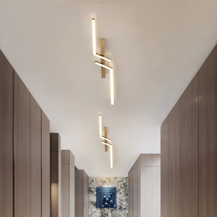 LED Line Ceiling Lamp – Sleek Modern Strip Design for Indoor Spaces - Samanta Factory