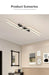 LED Line Ceiling Lamp – Sleek Modern Strip Design for Indoor Spaces - Samanta Factory