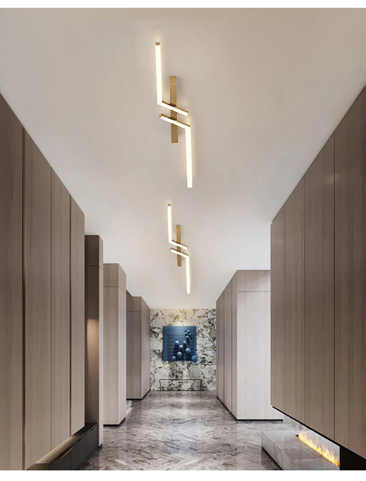 LED Line Ceiling Lamp – Sleek Modern Strip Design for Indoor Spaces - Samanta Factory