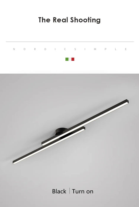 LED Ceiling Light – Dimmable Modern Fixture with Color Options - Samanta Factory