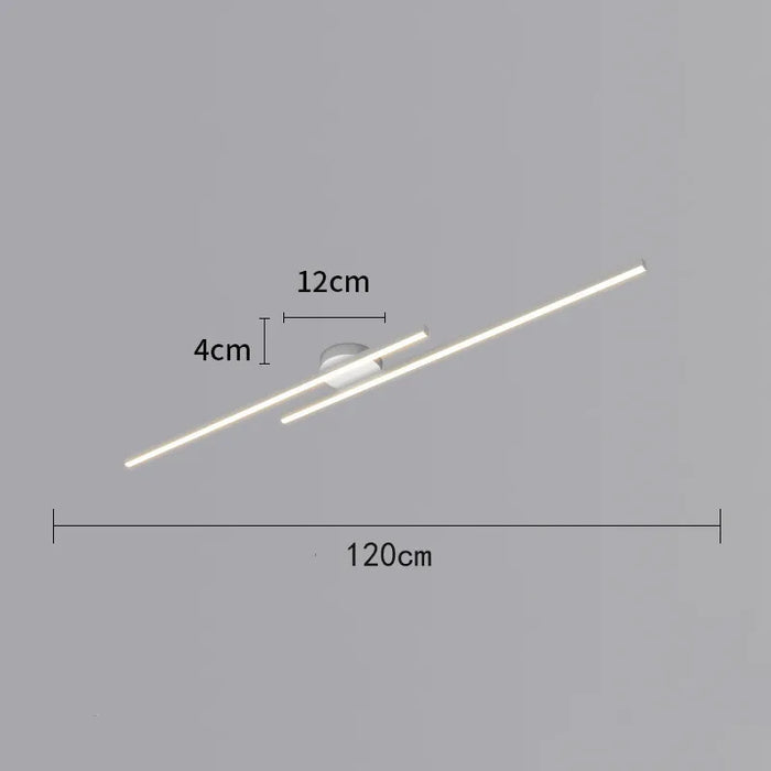 LED Ceiling Light – Dimmable Modern Fixture with Color Options - Samanta Factory