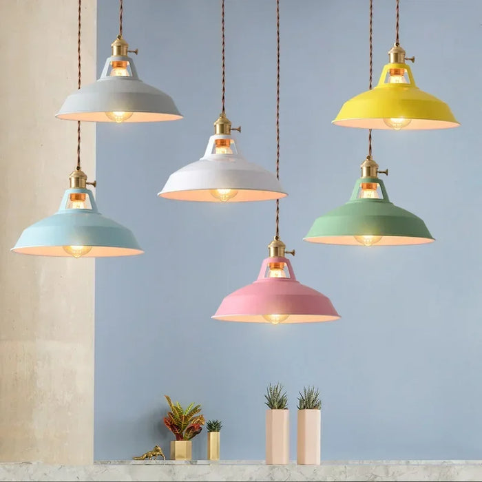 Pendant Light – Colorful Retro Design for Home and Dining Spaces - Samanta Factory