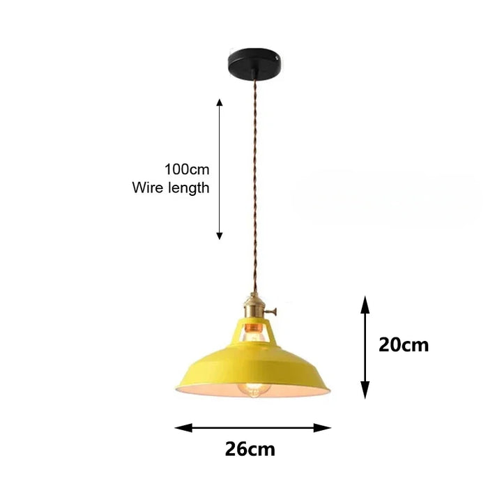 Pendant Light – Colorful Retro Design for Home and Dining Spaces - Samanta Factory