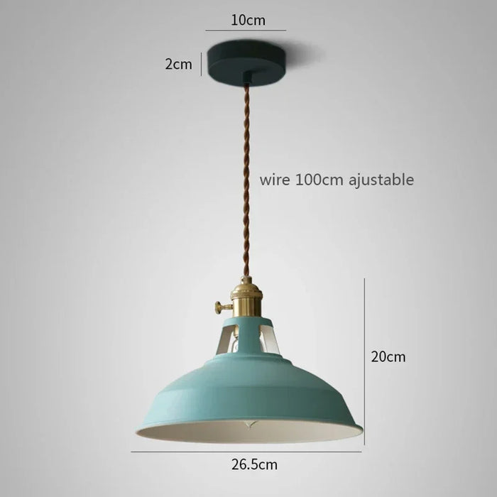 Pendant Light – Colorful Retro Design for Home and Dining Spaces - Samanta Factory