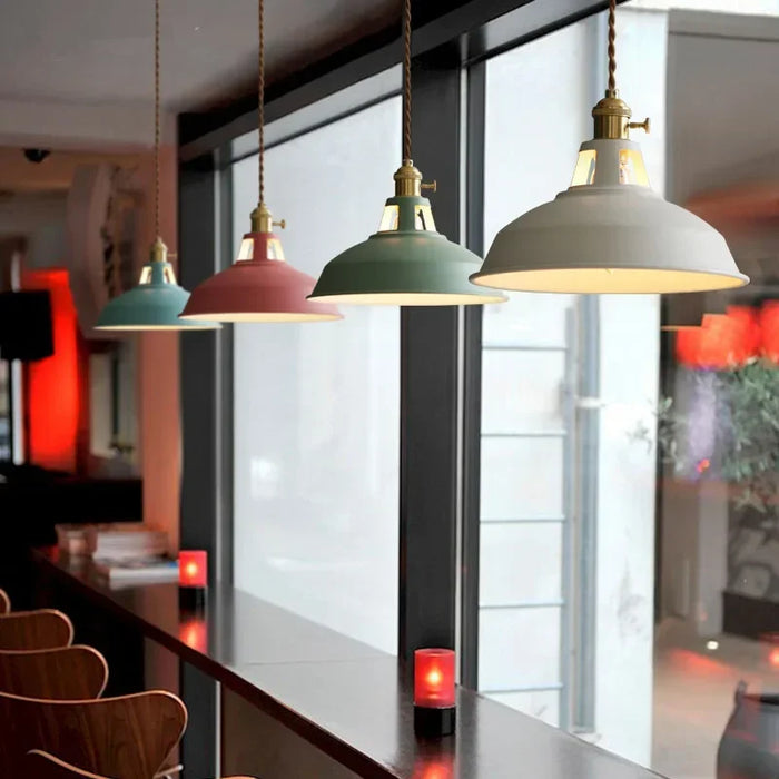 Pendant Light – Colorful Retro Design for Home and Dining Spaces - Samanta Factory