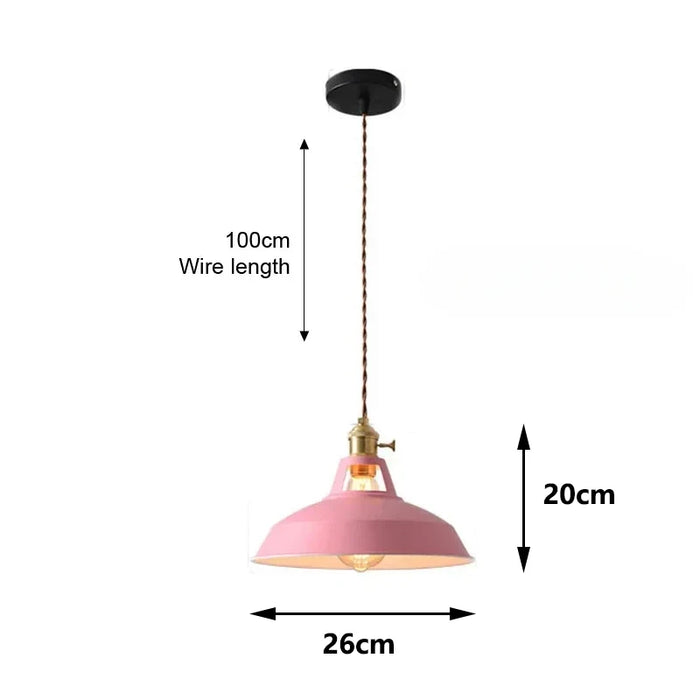 Pendant Light – Colorful Retro Design for Home and Dining Spaces - Samanta Factory