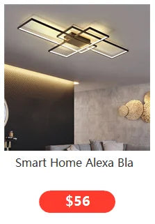 Ceiling Chandelier – Smart Home Integration with Alexa Control - Samanta Factory