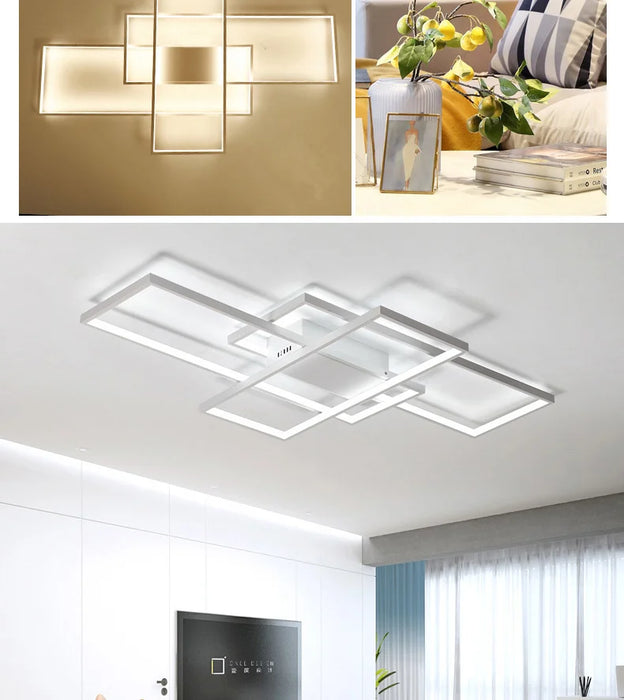 Ceiling Chandelier – Smart Home Integration with Alexa Control - Samanta Factory