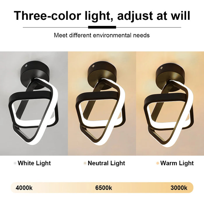 LED Ceiling Light – Creative Dual-Ring Design for Modern Interiors - Samanta Factory