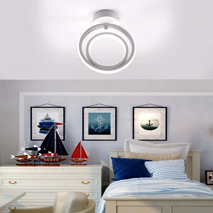LED Ceiling Light – Creative Dual-Ring Design for Modern Interiors - Samanta Factory