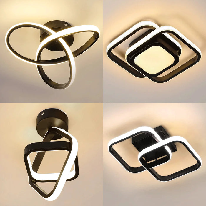 LED Ceiling Light – Creative Dual-Ring Design for Modern Interiors - Samanta Factory