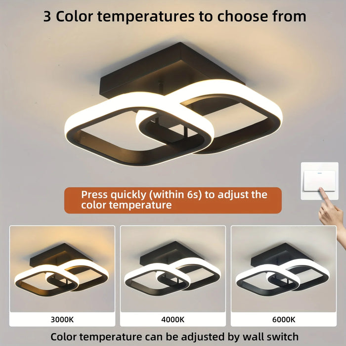 LED Ceiling Light – Creative Dual-Ring Design for Modern Interiors - Samanta Factory