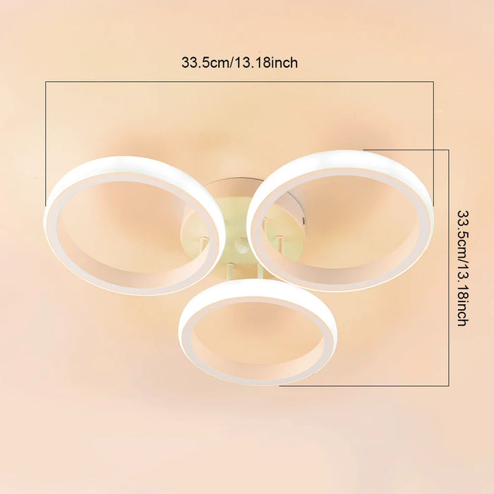 LED Ceiling Light – Creative Dual-Ring Design for Modern Interiors - Samanta Factory