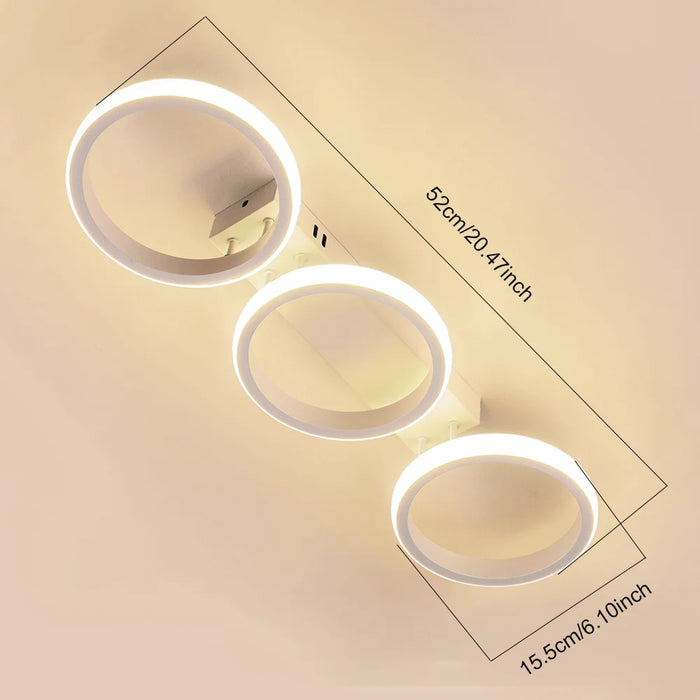 LED Ceiling Light – Creative Dual-Ring Design for Modern Interiors - Samanta Factory