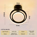 LED Ceiling Light – Creative Dual-Ring Design for Modern Interiors - Samanta Factory