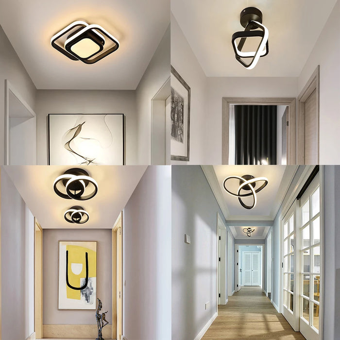 LED Ceiling Light – Creative Dual-Ring Design for Modern Interiors - Samanta Factory