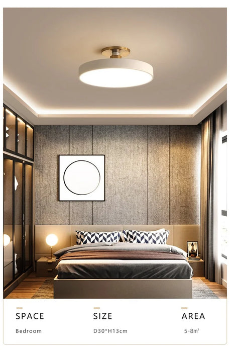 Ceiling Light – Nordic Macaron LED with Remote Dimming - Samanta Factory