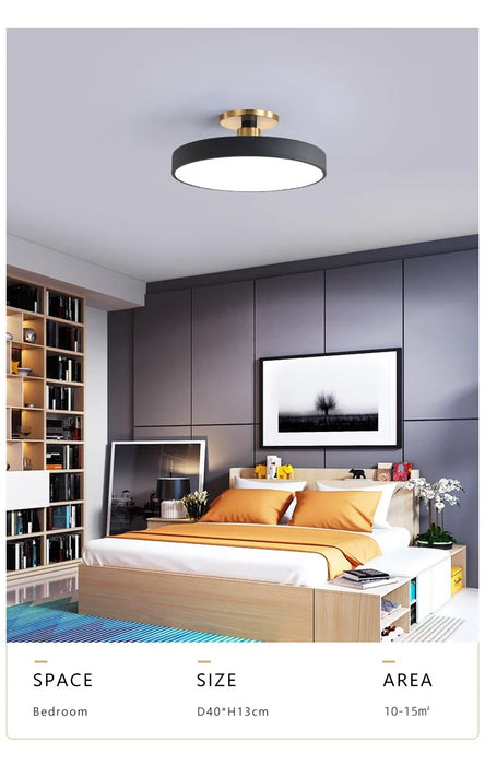 Ceiling Light – Nordic Macaron LED with Remote Dimming - Samanta Factory