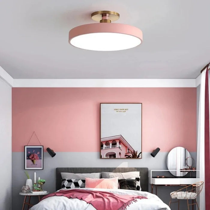 Ceiling Light – Nordic Macaron LED with Remote Dimming - Samanta Factory