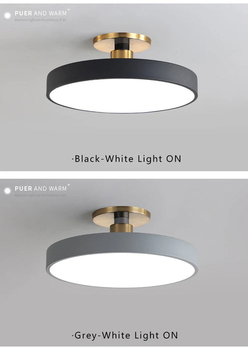 Ceiling Light – Nordic Macaron LED with Remote Dimming - Samanta Factory