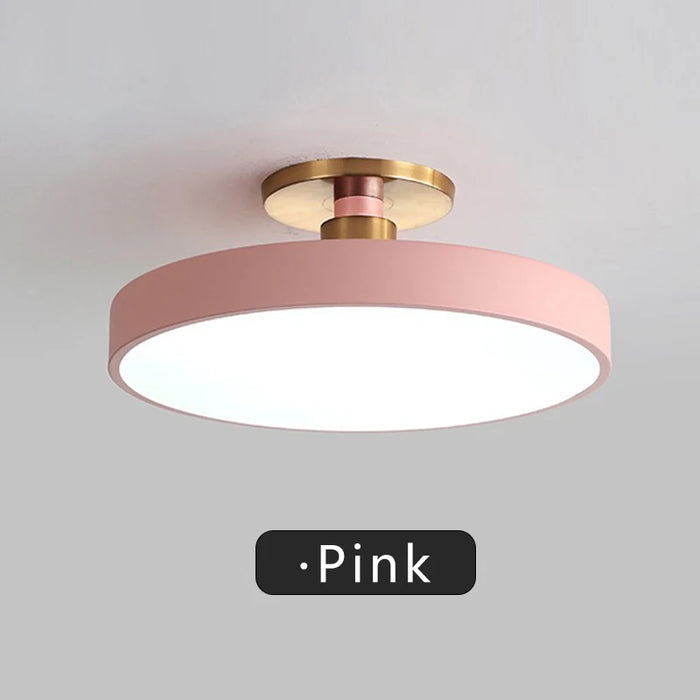 Ceiling Light – Nordic Macaron LED with Remote Dimming - Samanta Factory