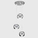 Kerry 3 - Light Silver Cluster Pendant