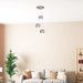 Kerry 3 - Light Silver Cluster Pendant
