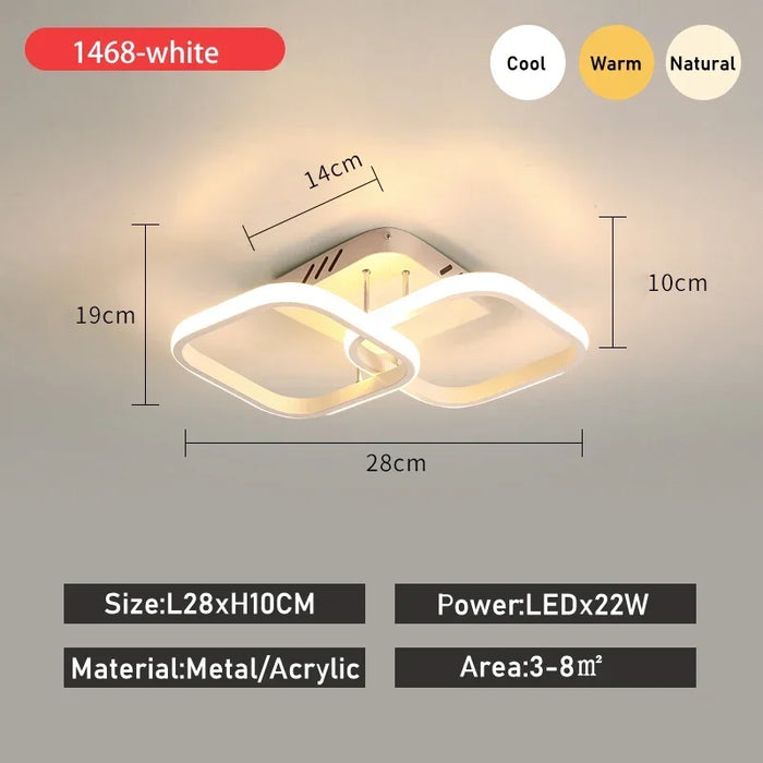 LED Ceiling Light – Compact Round Design for Focused Illumination - Samanta Factory