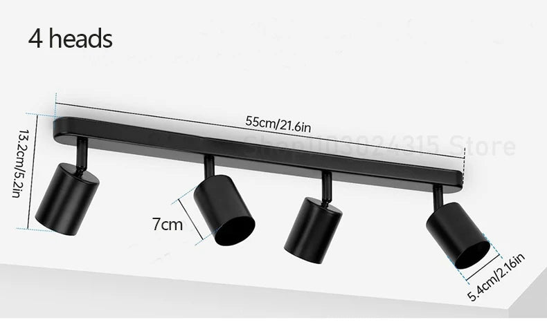 Ceiling Spotlight – Dimmable LED GU10 for Clothing Store - Samanta Factory