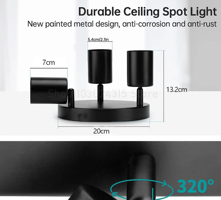 Ceiling Spotlight – Dimmable LED GU10 for Clothing Store - Samanta Factory