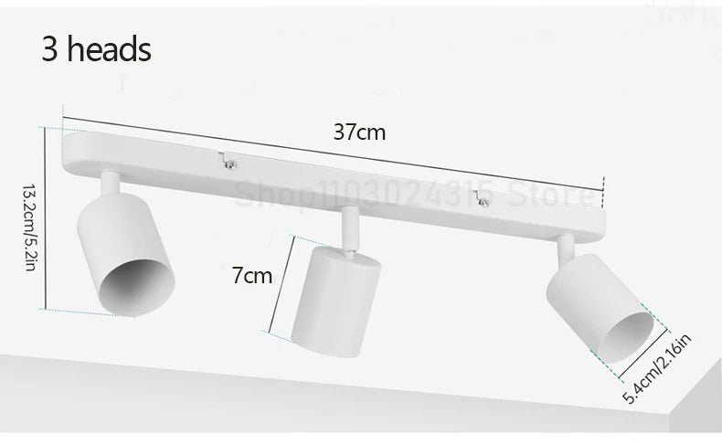 Ceiling Spotlight – Dimmable LED GU10 for Clothing Store - Samanta Factory