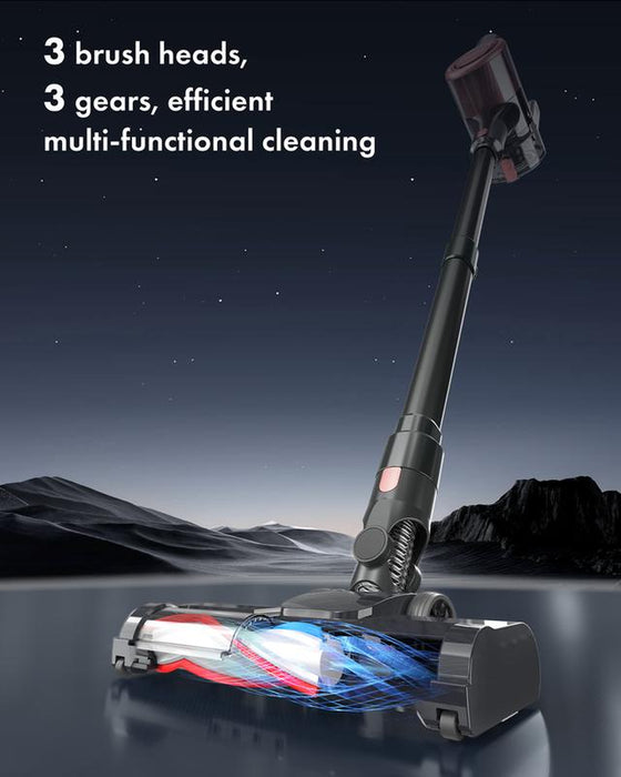 Homeika Cordless Vacuum Cleaner, 28Kpa Powerful Suction, 380W Powerful Brushless Motor, 8-In-1 Lightweight Handheld Vacuum Cleaner, 50-Minute Runtime, Removable Battery, for Pet Hair and Carpets