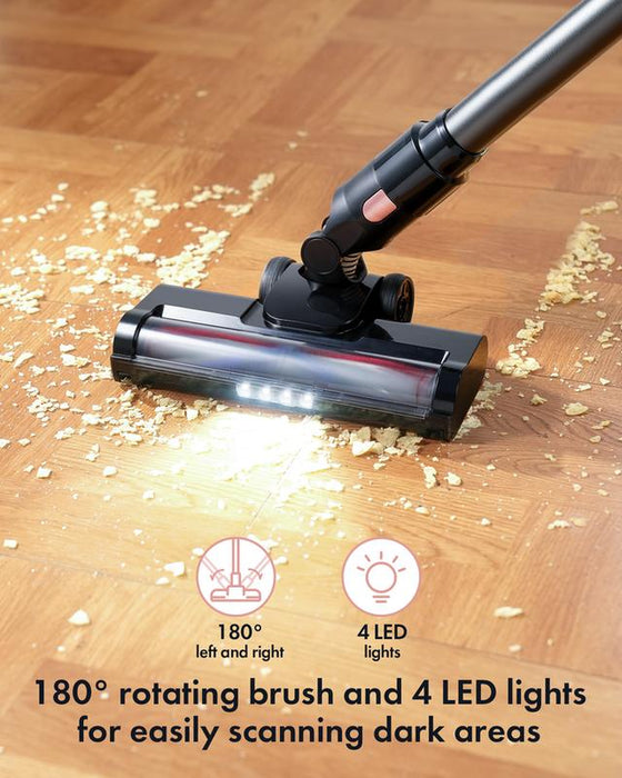 Homeika Cordless Vacuum Cleaner, 28Kpa Powerful Suction, 380W Powerful Brushless Motor, 8-In-1 Lightweight Handheld Vacuum Cleaner, 50-Minute Runtime, Removable Battery, for Pet Hair and Carpets