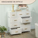 Storage Unit – Chic Cream White Design with Nine Drawers - Samanta Factory