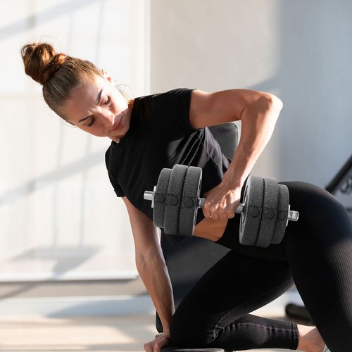 Adjustable Dumbbell Set – 30KG Weight Set for Full Body Fitness - Samanta Factory