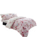Birdie Blossom Cotton Blend Floral Duvet Cover Set with Pillowcases