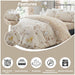 Birdie Blossom Cotton Blend Floral Duvet Cover Set with Pillowcases
