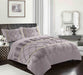 Soft-touch polycotton duvet cover and pillowcase set for modern bedrooms