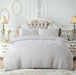 Garnes Polyester Damask Duvet Cover Set with Pillowcases