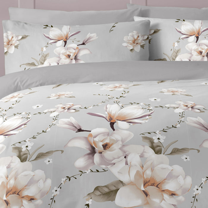 Duvet Cover Set – Floral Cotton Blend Design - Samanta Factory
