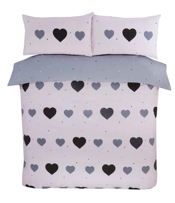Ferreby Cotton Blend Dots Duvet Cover Set with Pillowcases