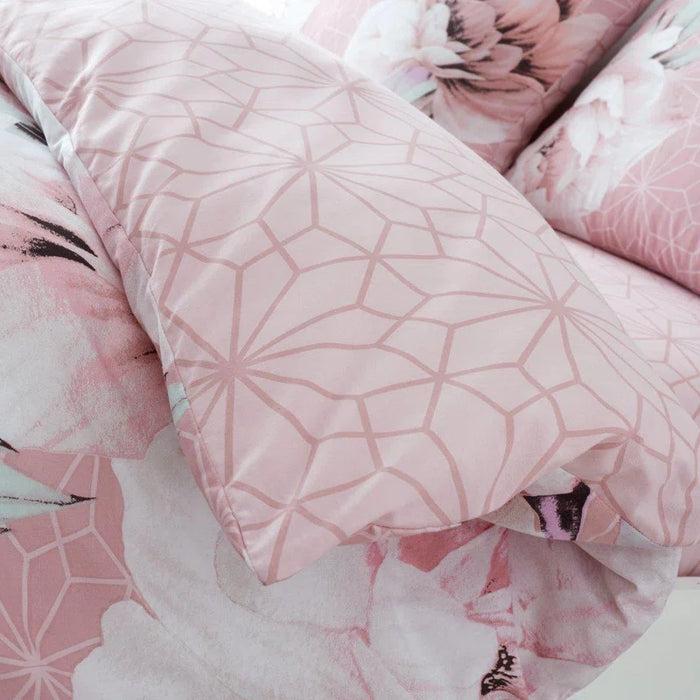 Cotton Blend, Polyester Floral Duvet Cover Set with Pillowcases