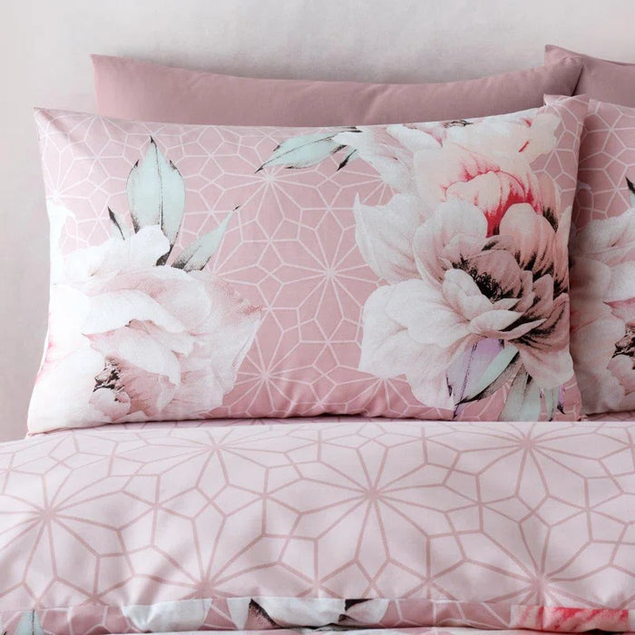 Cotton Blend, Polyester Floral Duvet Cover Set with Pillowcases
