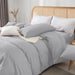 Rienk Super Soft 250 TC Microfibre Reversible Plain Duvet Cover Set with Pillow Cases